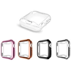 [5 Pack] ALADRS Screen Protector Case For Apple Watch 44mm, Full Protective HD Ultra-Thin Cover Compatible With IWatch Series 4 Series 5 Bumper Case