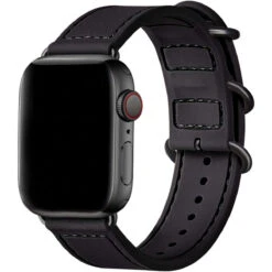 BesBand Sport Watch Band Compatible With Apple Watch Band 40mm 38mm 44mm 42mm For Women Men, Soft Silicone Sport Strap Replacement Bands For IWatch Series 5/4/3/2/1 (Black/Black, 38mm 40mm)