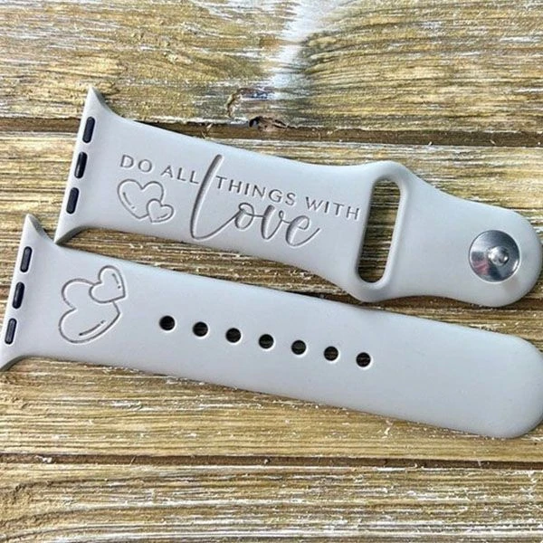 Do All Things With Love Watch Band For Apple Watch 4 Do All Things With Love Watch Band For Apple Watch - Image 2