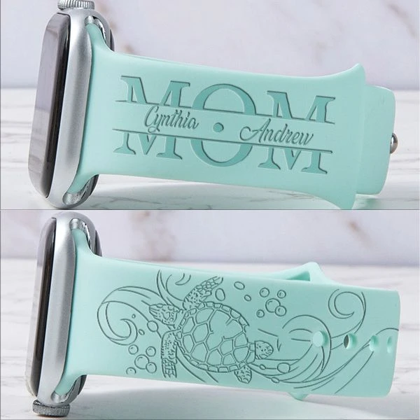 MOM And Sea Turtle Band For Apple Watch 3 MOM And Sea Turtle Band For Apple Watch