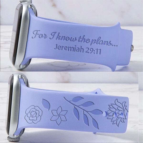 Jeremiah Flower Band For Fitbit Versa, Versa Lite, And Versa 2 3 Jeremiah Flower Band For Fitbit Versa, Versa Lite, And Versa 2