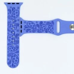 Paisley Engraved Band For Apple Watch -Watch Store xzczc