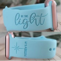 BE THE LIGHT Engraved Band For Apple Watch